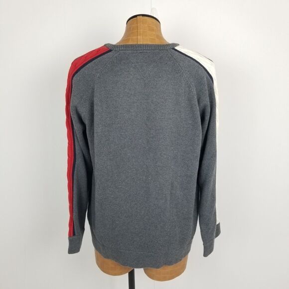 Vintage Tommy Jeans Gray Crewneck Sweater XL - Picture 7 of 8